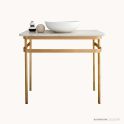 Bespoke Solid Brass Lalique Console 950mm (top not included)