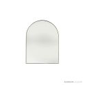 Bespoke Brass Edge Arch Mirror 600 H x 900mm W - Brushed Brass