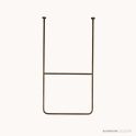 Bespoke Brass Ceiling Mounted Towel Rail
