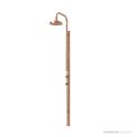 Brooklyn Copper Co Tama Freestanding Outdoor Shower, Solid Copper or Brass
