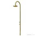 Brooklyn Copper Co Wineglass Freestanding Outdoor Shower, Solid Brass