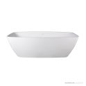 Dado Quartz Deonne 1600mm Stone Freestanding Bath, Satin White