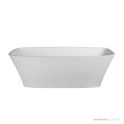 Dado Quartz Carmen 1700mm Stone Freestanding Bath, Satin White