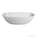 Dado Quartz Vivian 1595mm Stone Freestanding Bath, Satin White