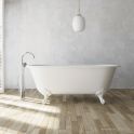 Dado Quartz Liberty 1700mm Bath Claw Feet, Satin White