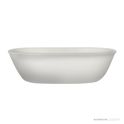 Dado Quartz Brooke 600mm Stone Above Counter Basin, Satin White