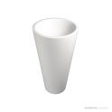 Dado Quartz Annelie 820mm Stone Freestanding Basin NTH, Satin White