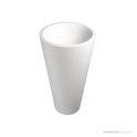 Dado Quartz Annelie 910mm Stone Freestanding Basin NTH, Satin White