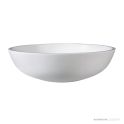 Dado Quartz Denise 420mm Stone Above Counter Basin, Satin White