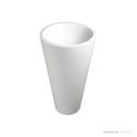 Dado Quartz Annelie 910mm Stone Freestanding Basin WTH, Satin White