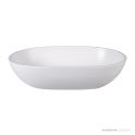 Dado Quartz Toronto 550mm Stone Above Counter Basin, Satin White