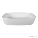 Dado Quartz Ava 560mm Stone Above Counter Basin, Satin White