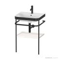Duravit Happy D.2 Plus Washbasin 575 x 490mm, White/Black