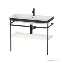 Duravit Happy D.2 Plus Washbasin 975 x 490mm, White/Black
