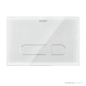 Duravit A1 Flush Plate, White Glass