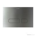Duravit A1 Flush Plate, Brushed Stainless Steal