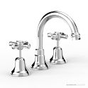 Faucet Strommen Cascade Basin Set, Cross