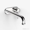 Faucet Strommen Cascade Backplate Basin Mixer 250