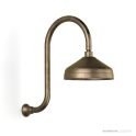 Faucet Strommen Cascade Gooseneck Showers, Antique Brass Light