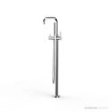 Faucet Strommen Pegasi Floor Mixer Square with Micro Handshower