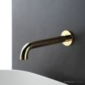 Faucet Strommen Pegasi M Wall Bath Spout 200, Polished Liberty Gold