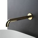 Faucet Strommen Pegasi M Wall Bath Spout 250, Polished Liberty Gold