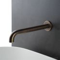 Faucet Strommen Pegasi M Wall Bath Spout 250, Antique Brass Light
