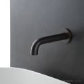 Faucet Strommen Pegasi M Wall Basin Spout 150, Antique Brass Medium