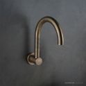 Faucet Strommen Pegasi M Wall Spa Spout 200 Swivel, Antique Brass Light