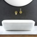 Faucet Strommen Silkstone New Hague Basin, Satin White