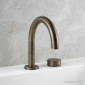 Faucet Strommen Zero Progresiv Smooth Basin Mixer Curve, Antique Brass Light