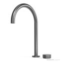 Faucet Strommen Zero Progresiv Smooth Hob Basin Mixer Tall Curve, Brushed Graphite