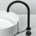 Faucet Strommen Zero Progresiv Smooth Hob Basin Mixer Tall Curve, Matte Black