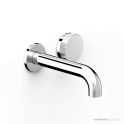 Faucet Strommen Zero Progresiv Knurl Wall Basin Mixer Set, 150