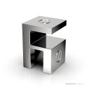 Faucet Strommen Shower Over-panel Fitting, Glass-to-glass Square