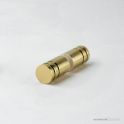 Faucet Strommen Shower Knob For Glass, Round, Brushed Liberty Gold