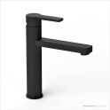 Faucet Strommen Zeos Basin Mixer, Mid 147h, Matte Black