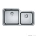 Franke Bell Undermount 1 & 1/2 Double Bowl Sink 845mm, DT360, Stainless BCX120-42/35FPC