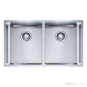 Franke Bolero Top, Flush & Under Mount Double Bowl Sink 782mm, DT360, RM44, Stainless BOX220-36