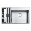 Franke Box Centre Flushmount Double Bowl Sink 860mm, SBL, HOF, Stainless BWX220-54/27 SBL