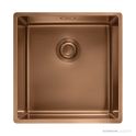 Franke Mythos Masterpiece Top, Flush & Under Mount Single Bowl Sink 440mm, Stainless Steel BXM210-40CP