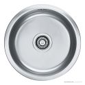 Franke Rambla Topmount Round Single Bowl Sink 440mm, Stainless LUX610