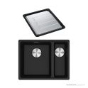 Franke Maris Granite Topmount 1 & 1/2 Double Bowl Sink 560mm, SBR, DT651, Onyx MRG 660/34-15SBRON-FPC