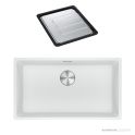 Franke Maris Undermount Single Bowl Sink 753mm, DT651, Polar White MRG110-72PW-FPC