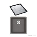 Franke Maris Flushmount Single Bowl Sink 403mm, DT651, Stone Grey MRG210-37SG-FPC
