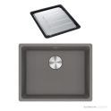 Franke Maris Flushmount Single Bowl Sink 553mm, DT651, Stone Grey MRG210-52SG-FPC