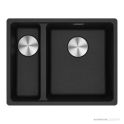 Franke Maris Flushmount 1 & 1/2 Double Bowl Sink 553mm, SBL, Onyx MRG260SBLON-B