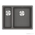 Franke Maris Flushmount 1 & 1/2 Double Bowl Sink 553mm, SBL, Stone Grey MRG260SBLSG-B