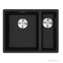 Franke Maris Flushmount 1 & 1/2 Double Bowl Sink 553mm, SBR, Onyx MRG260SBRON-B