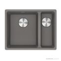 Franke Maris Flushmount 1 & 1/2 Double Bowl Sink 553mm, SBR, Stone Grey MRG260SBRSG-B